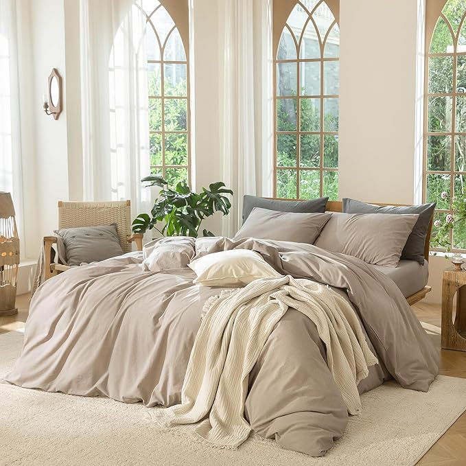 Linen Duvet Cover Set - King