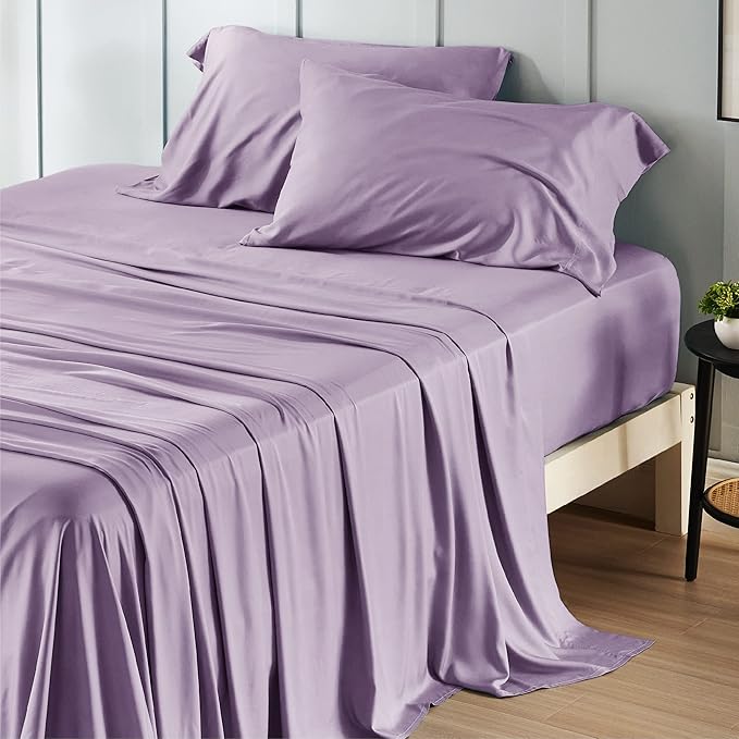 Bamboo Cooling Bed Sheet Set - Queen