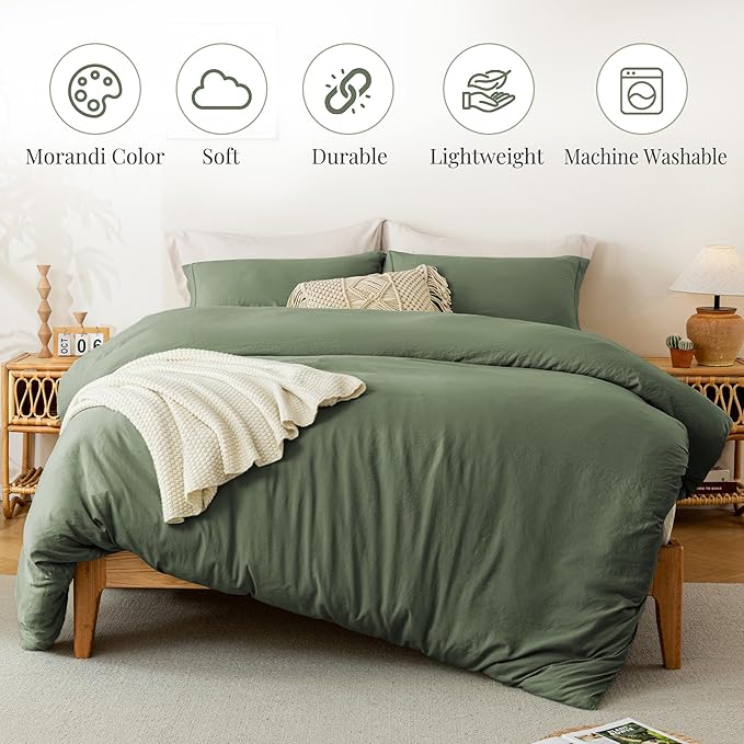 Microfiber Duvet Cover Set - 3 Piece