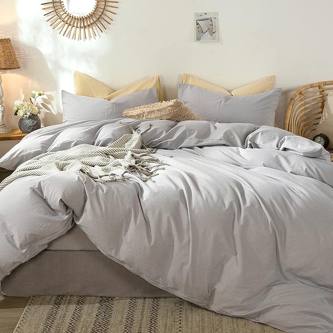 Linen Duvet Cover Set - King