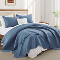 Microfiber Quilt Set - King - 3 Piece