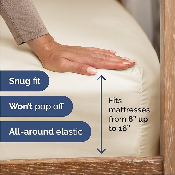 Cooling Bed Sheet Set - King - 4 Piece