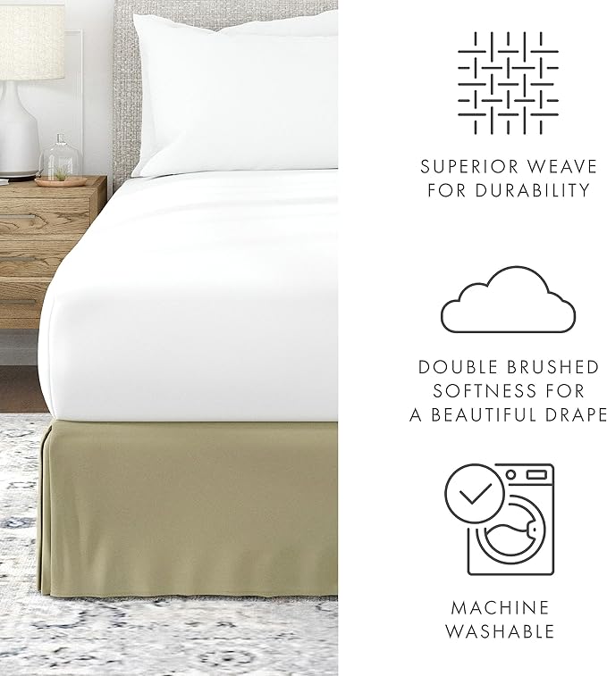 Linen Bed Skirt - King