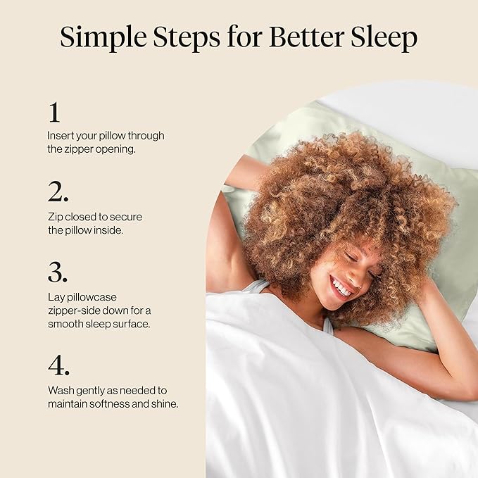 Satin Cooling Pillowcase - Queen
