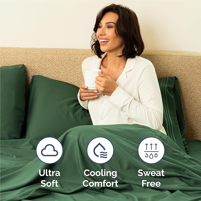 Cooling Bed Sheet Set - Full - 4 Piece
