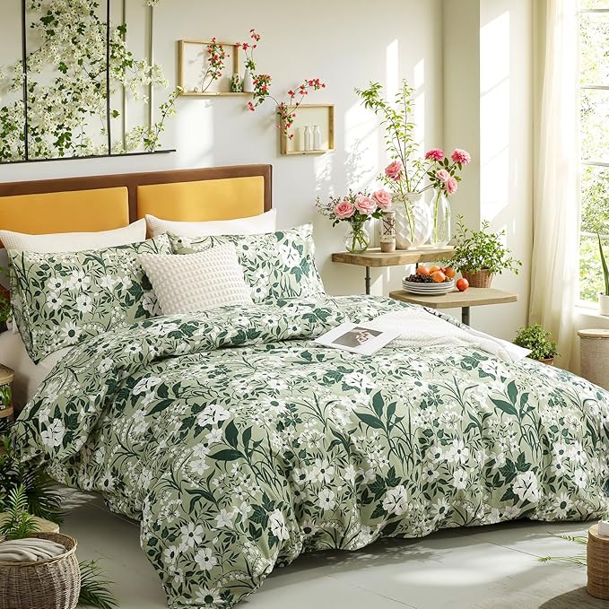 100% Cotton Duvet Cover Set - Queen - 3 Piece