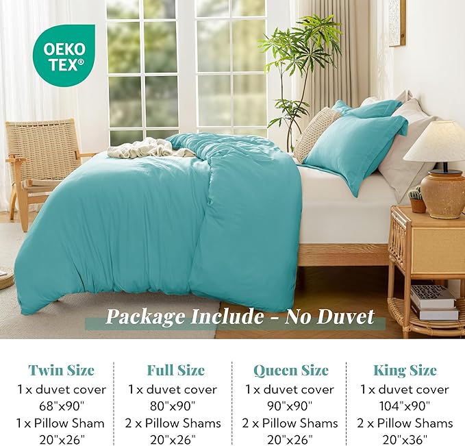 Microfiber Duvet Cover Set - 3 Piece