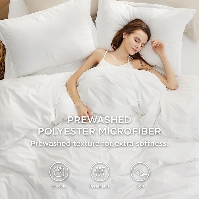 Duvet Cover Set - Full - 80 x 90 in - 4 Piece