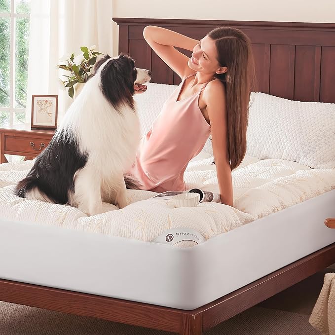 Waterproof Mattress Topper - Twin XL - 21 in Deep Pocket