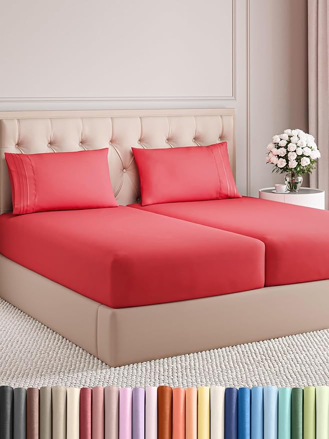 Cooling Bed Sheet Set - Split King - 5 Piece