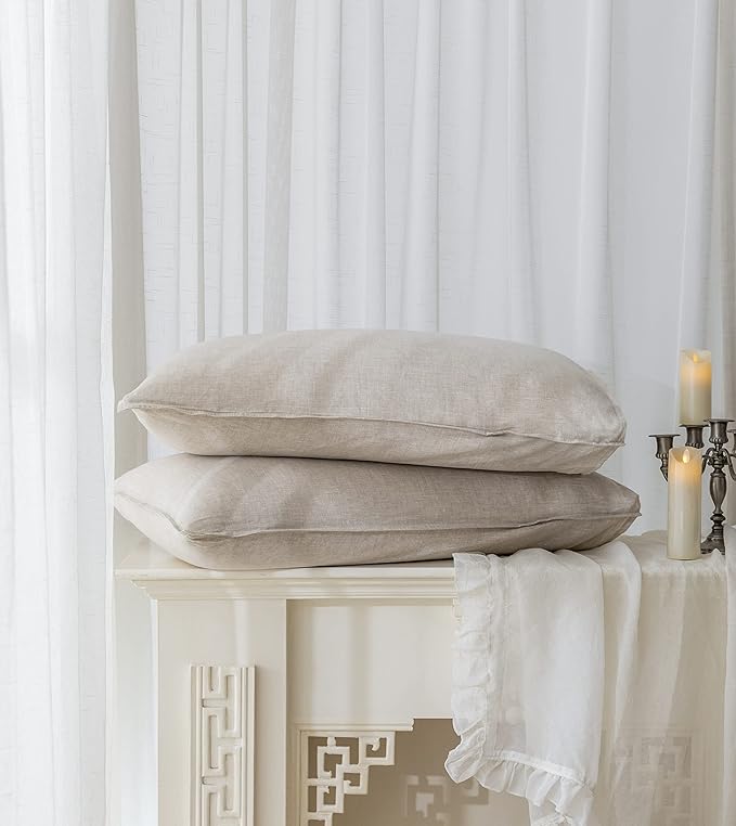 Linen Bed Sheet Set - Full - 4 Piece