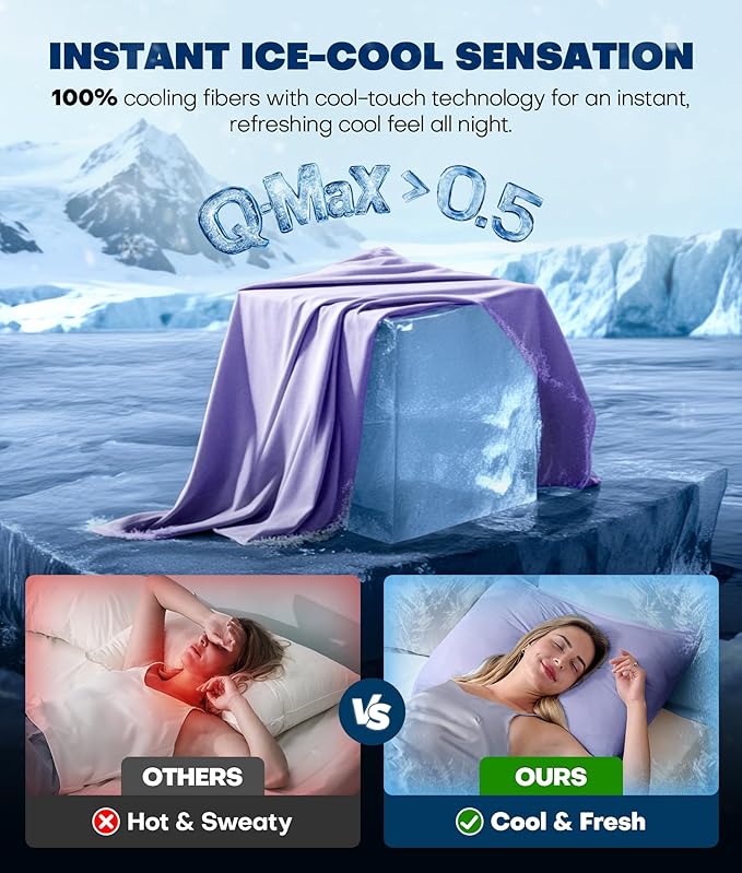 Cooling Pillowcase Set - King - 2 Piece
