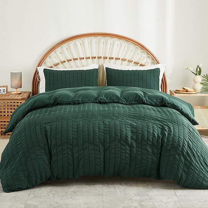 Microfiber Duvet Cover Set - Queen - 90 x 90 in - 3 Piece