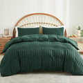 Microfiber Duvet Cover Set - Queen - 90 x 90 in - 3 Piece
