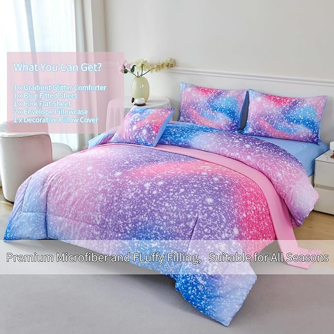 Comforter Set - Full - 6 Piece