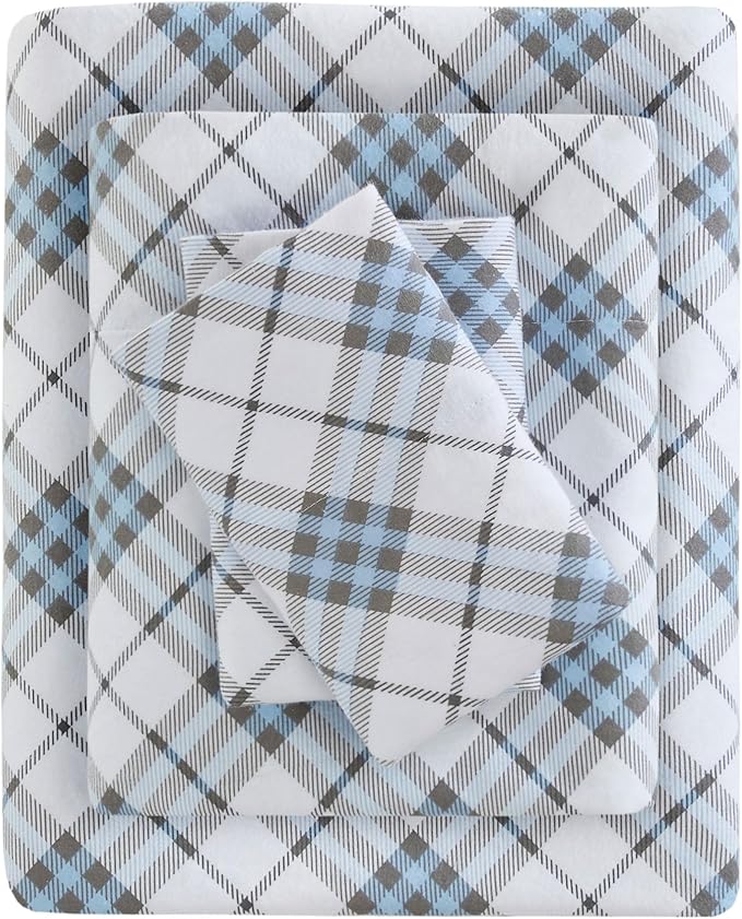100% Cotton Bed Sheet Set - King - 4 Piece