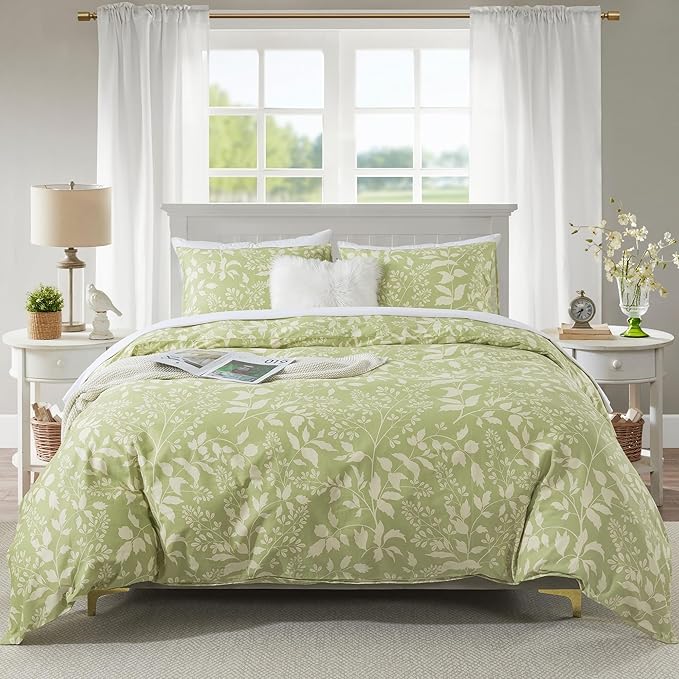 100% Cotton Duvet Cover Set - King - 3 Piece