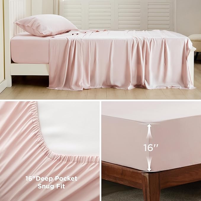 Bamboo Cooling Bed Sheet Set - Twin