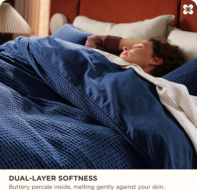 100% Cotton Duvet Cover Set - Queen - 3 Piece