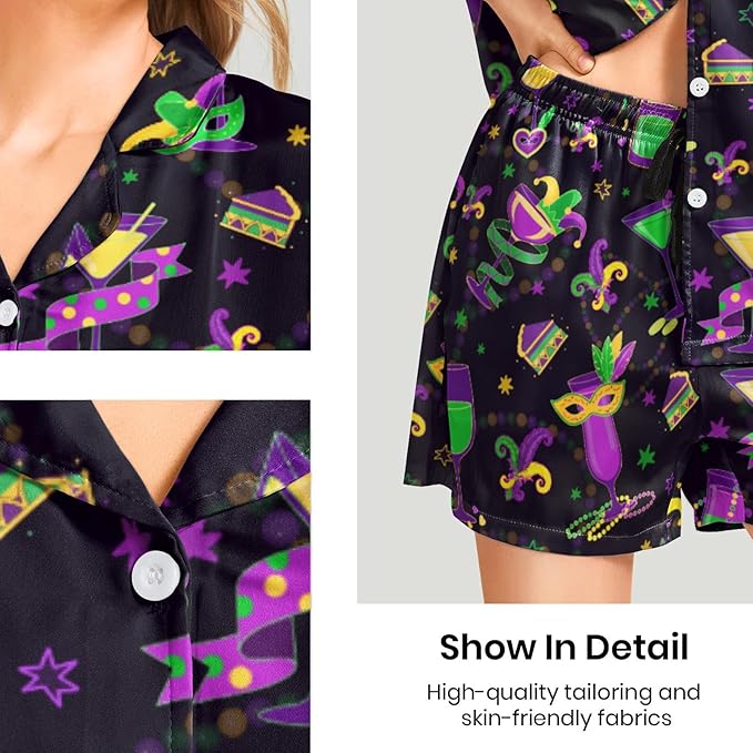 Women's Pajama Set - Short Sleeve - 2 Piece