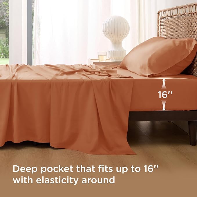Bamboo Cooling Bed Sheet Set - Twin