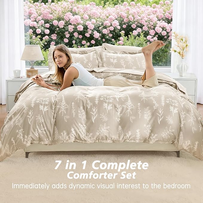Comforter Set - Queen - 7 Piece