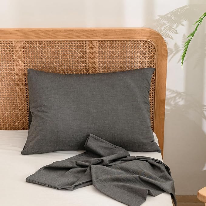 Linen Pillowcase Set - King - 20 x 36 in