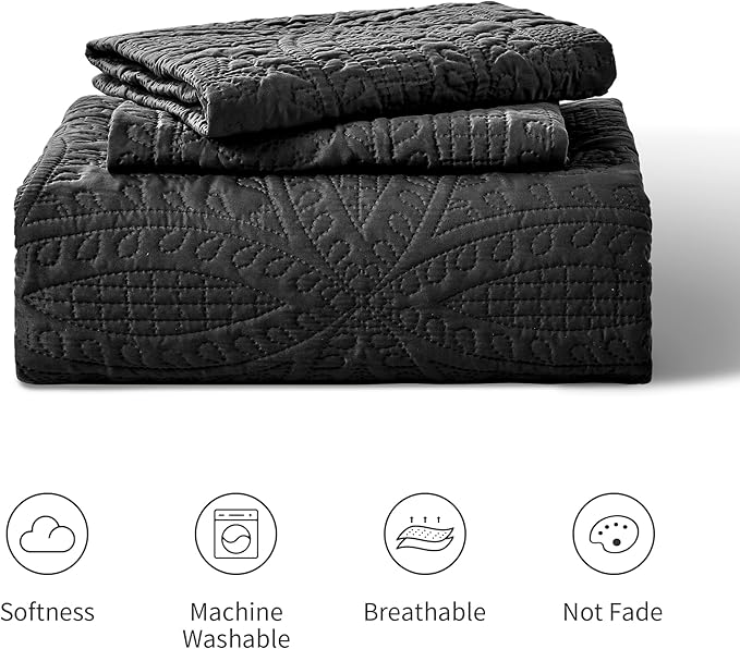Quilt Set - California King - 3 Piece