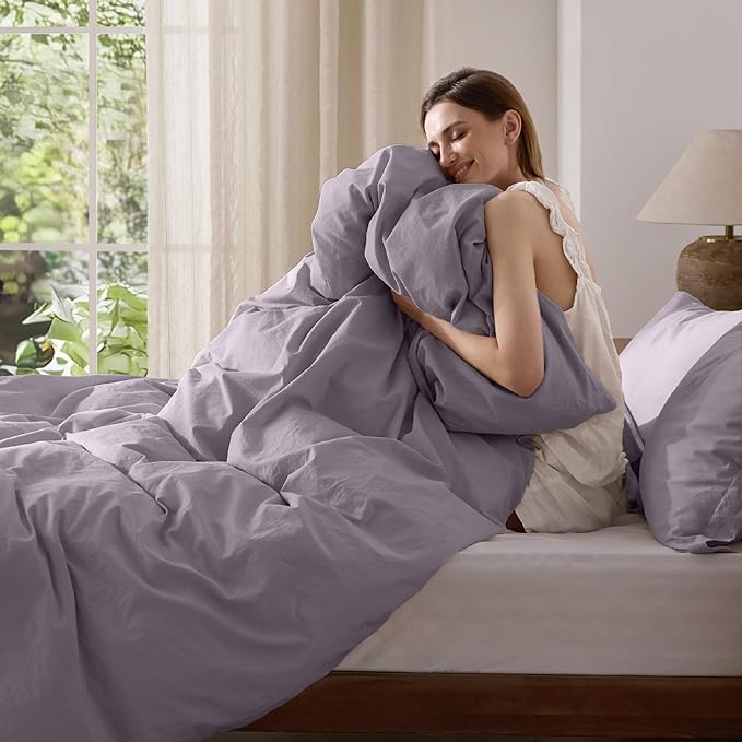 Linen Duvet Cover Set - Queen