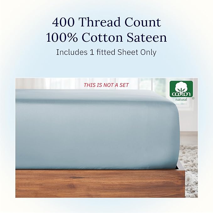 100% Cotton Fitted Sheet - King