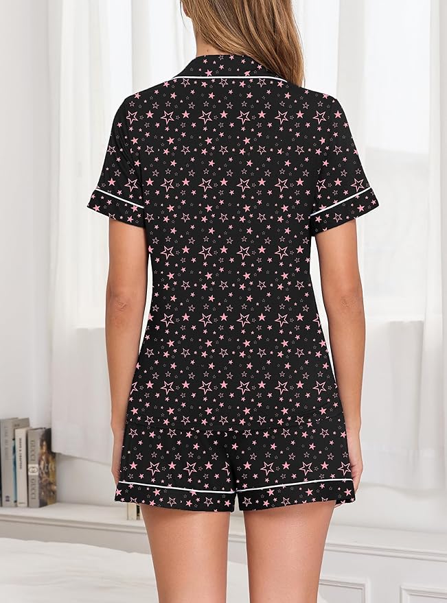 Pajama Set - Short Sleeve - 2 Piece