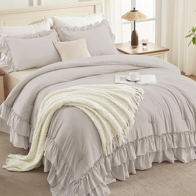 Linen Comforter Set - Twin - 66 x 90 in - 2 Piece