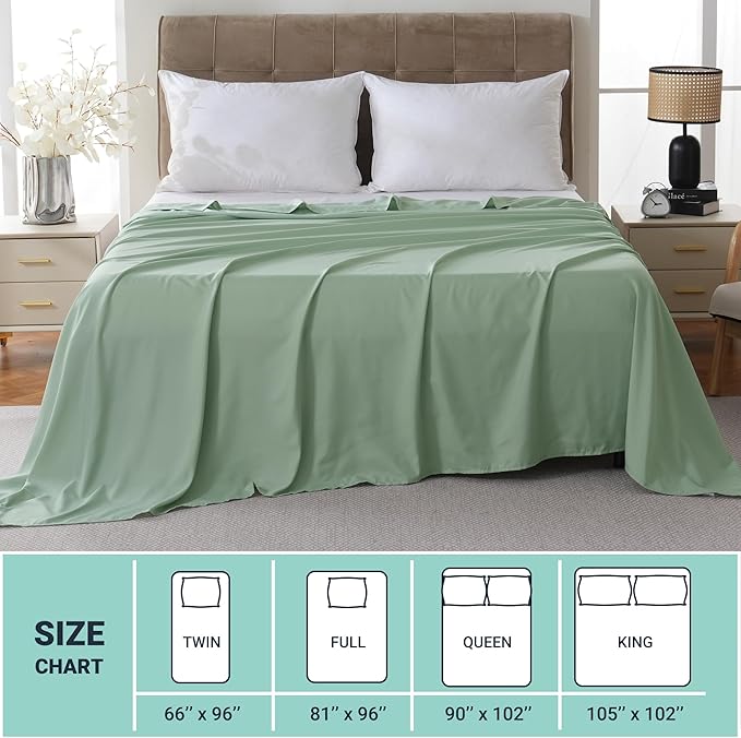Microfiber Hypoallergenic Flat Sheet - Twin