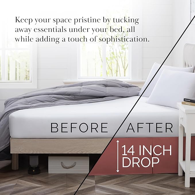 Bed Skirt - Full - 14 in Drop