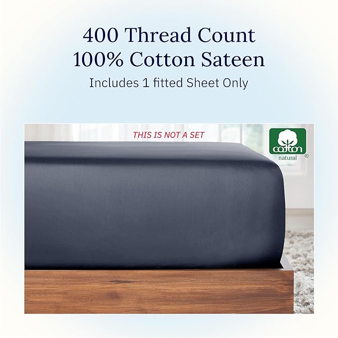 100% Cotton Fitted Sheet - California King