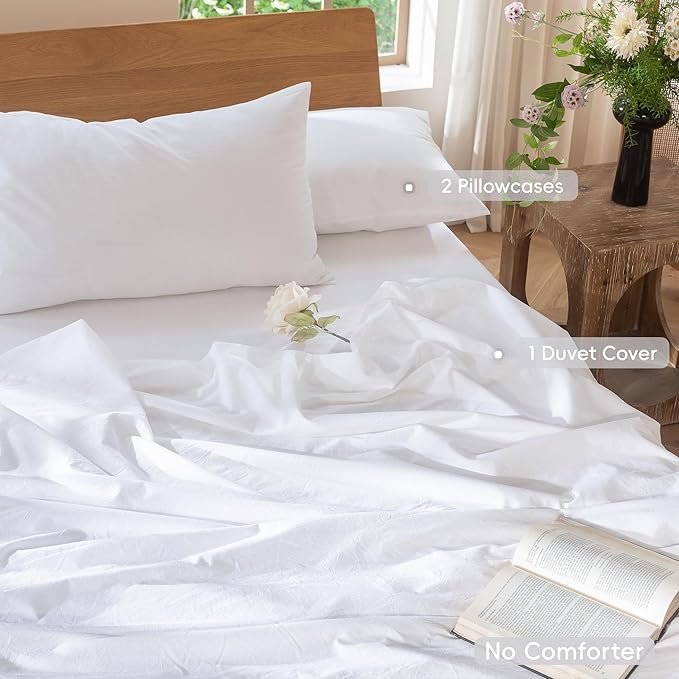 Linen Duvet Cover Set - Queen