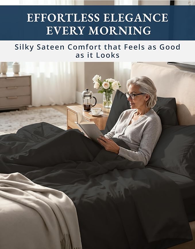 Bed Sheet Set - King - 15 in Deep Pocket