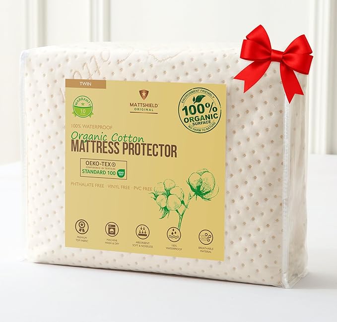 Jersey Waterproof Mattress Protector - Twin