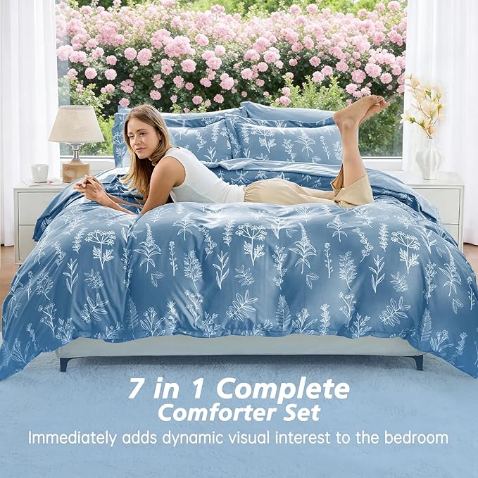 Comforter Set - King - 7 Piece