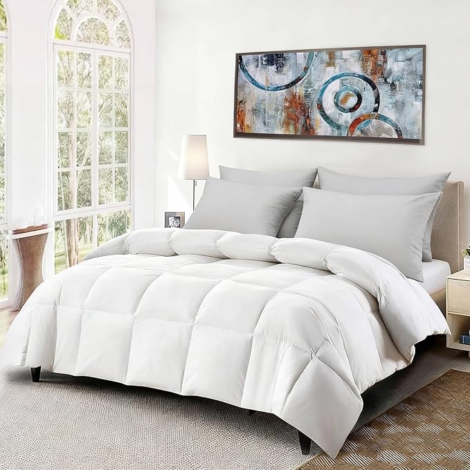 Down Alternative Bed Pillow - King - 20 x 36 in - 2 Piece
