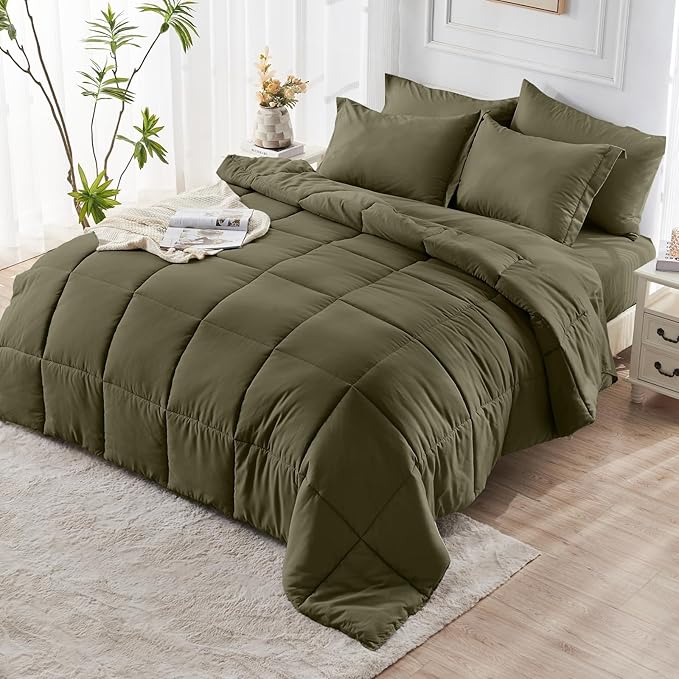 Down Alternative Comforter Set - King - 7 Piece