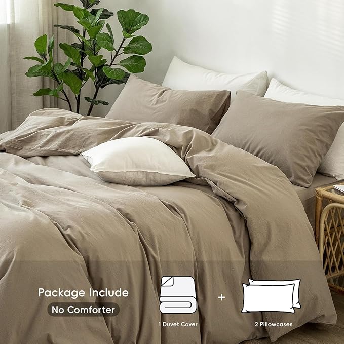 Linen Duvet Cover Set - King
