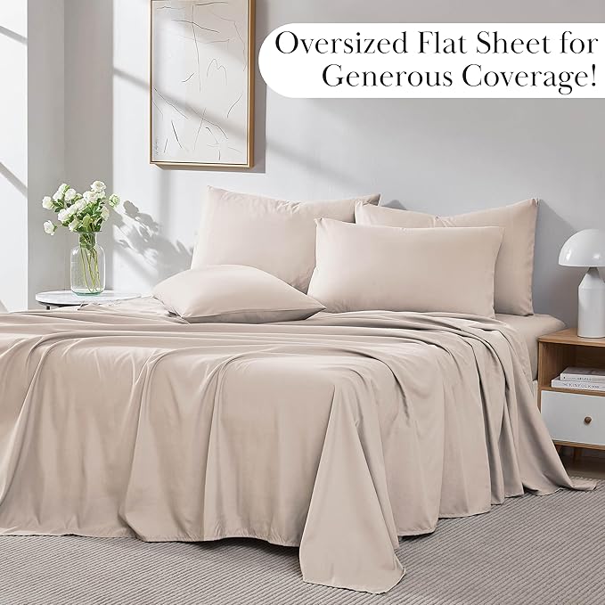 Microfiber Bed Sheet Set - Twin - 4 Piece