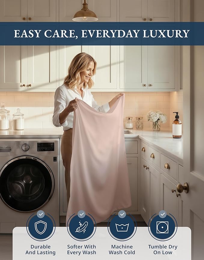 Linen Bed Sheet Set - Full