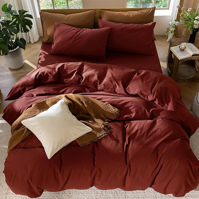 Linen Duvet Cover Set - Full