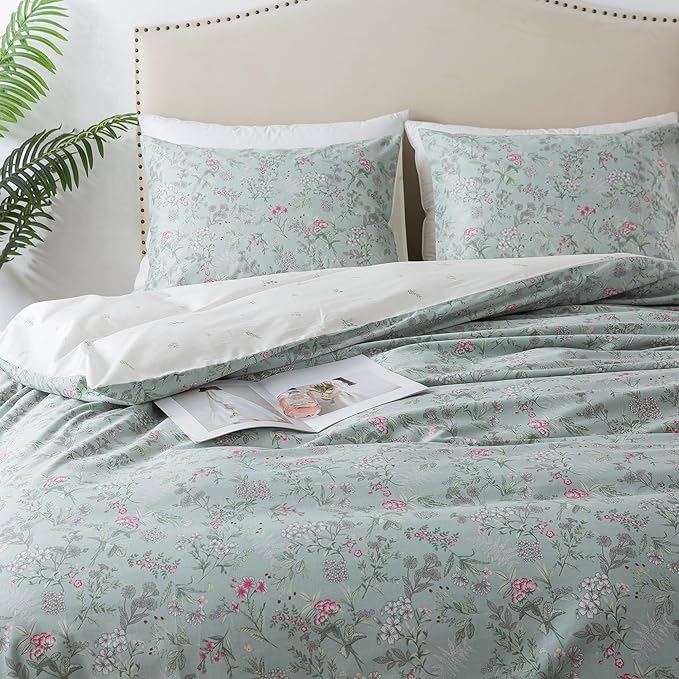 100% Cotton Duvet Cover Set - King - 3 Piece