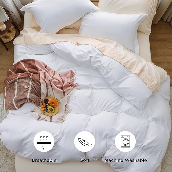 Duvet Cover Set - Full - 80 x 90 in - 3 Piece
