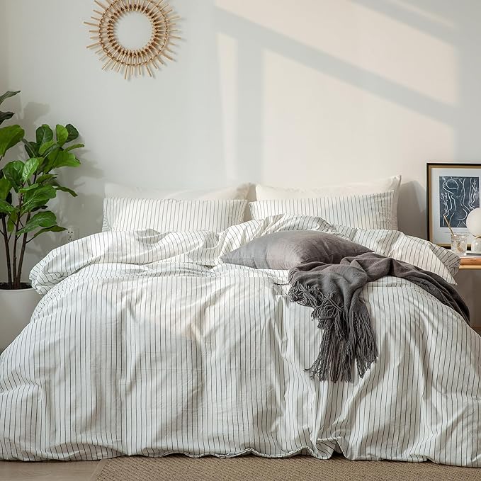 Linen Duvet Cover Set - Queen