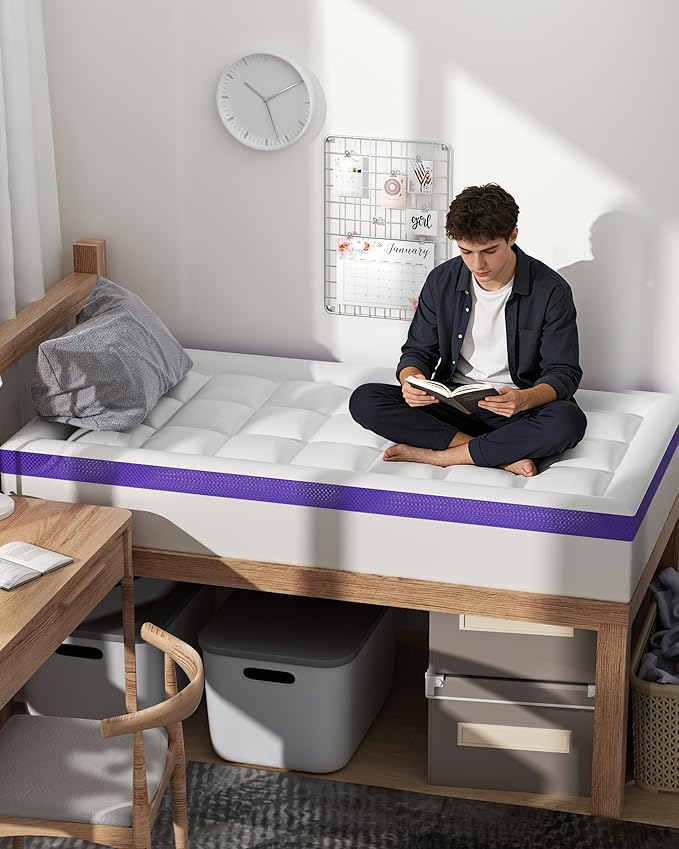 Memory Foam Cooling Mattress Topper - Full