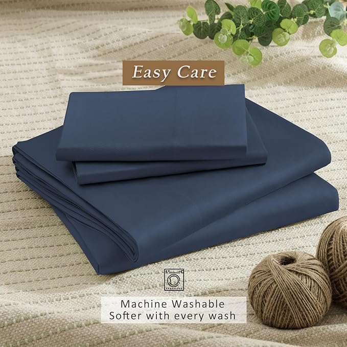 Bamboo Cooling Bed Sheet Set - Twin - 3 Piece